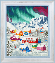 Вышивка ЛП-074 Северная деревня