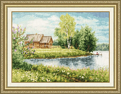 Вышивка МД-016 Домик у озера Вышивка МД-016 Домик у озера