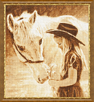 Вышивка СВ-026 Любимая лошадка Вышивка СВ-026 Любимая лошадка