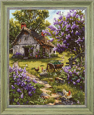 Вышивка ЛП-076 Сиреневый сад Вышивка ЛП-076 Сиреневый сад