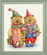 Вышивка ВК-097 Мишки-клоуны Вышивка ВК-097 Мишки-клоуны