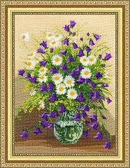 Вышивка ЛЦ-068 Колокольчики и ромашки