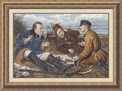 Вышивка ПФ-011 Охотники на привале Вышивка ПФ-011 Охотники на привале